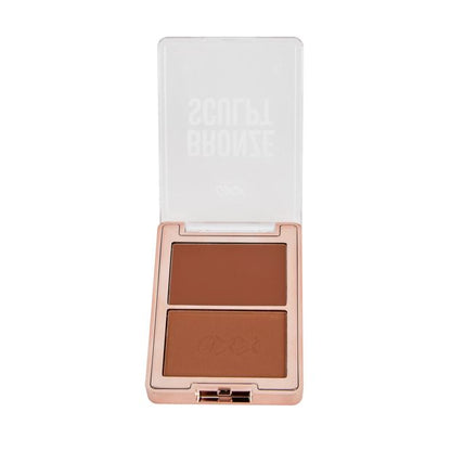Bronze Sculpt Cream and Powder Duo, Warm Bronze - OXX Cosmetics