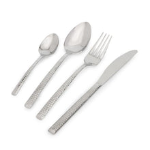 16 Piece Hammered Cutlery Set - Anko