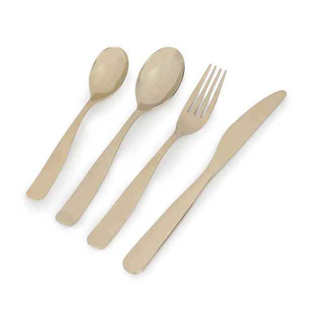 16 Piece Cutlery Set - Gold Finish