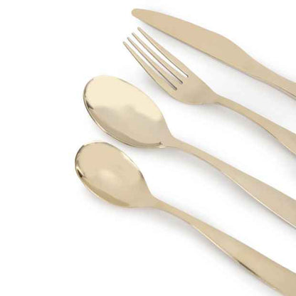 16 Piece Cutlery Set - Gold Finish