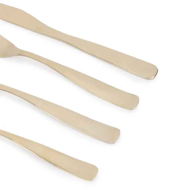 16 Piece Cutlery Set - Gold Finish