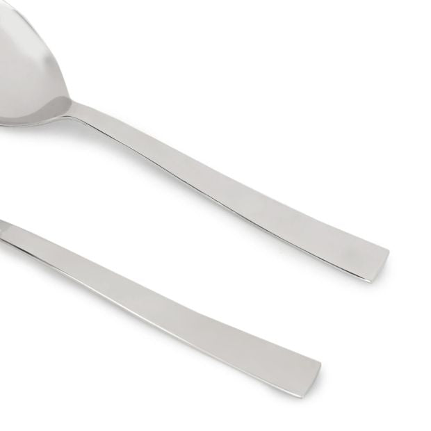 2 Pack Silver Hawthorne Serving Spoons - Anko