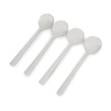 4 Pack Silver Hawthorne Soup Spoons - Anko