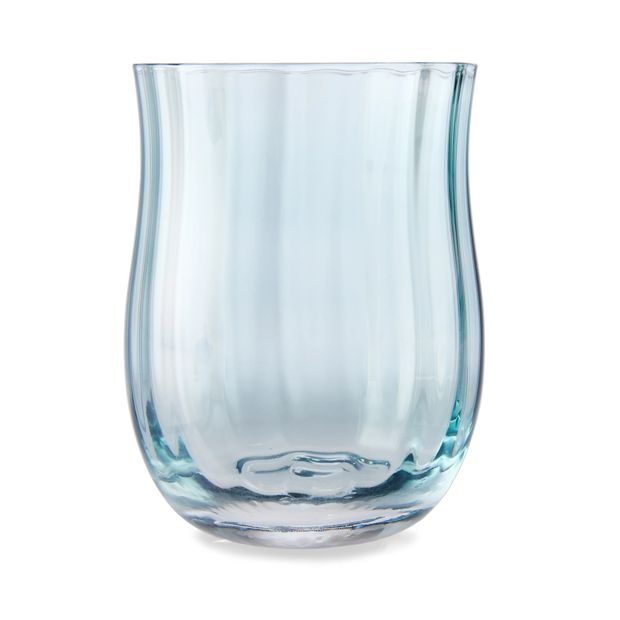 6 Two Tone Purple and Green Stemless Glasses - Anko