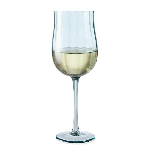 4 Two Tone Purple and Green Wine Glasses - Anko