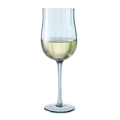 4 Two Tone Purple and Green Wine Glasses - Anko