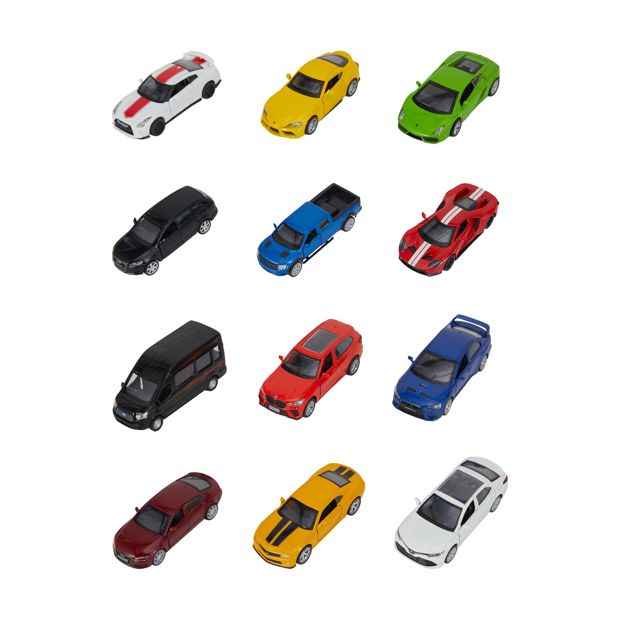 Metal Speed Zone (MSZ) Die Cast Metal Street Series Scale Model Car - Assorted