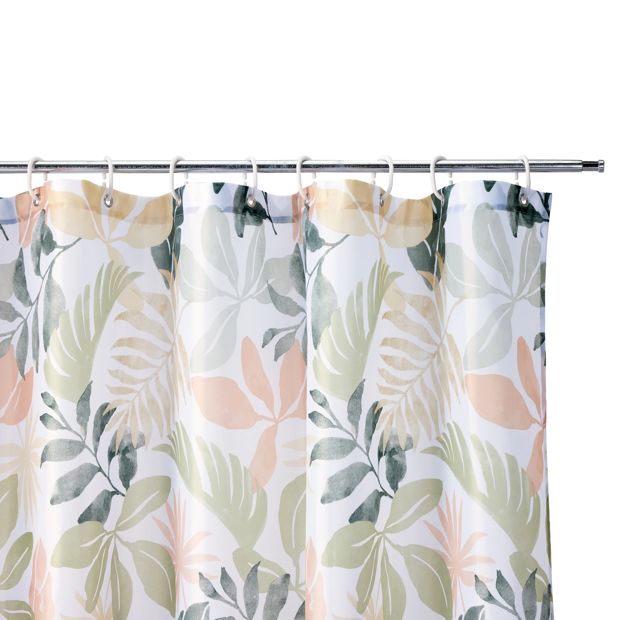 Multi Leaf Shower Curtain - Anko