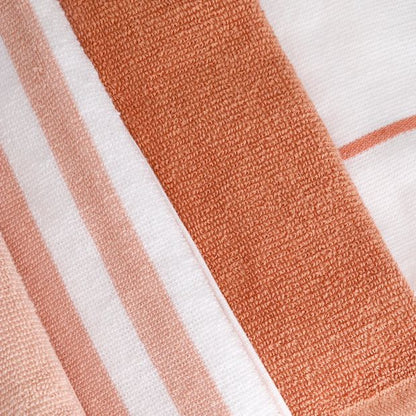 4 Pack Sunset Linear Terry Tea Towels - Anko
