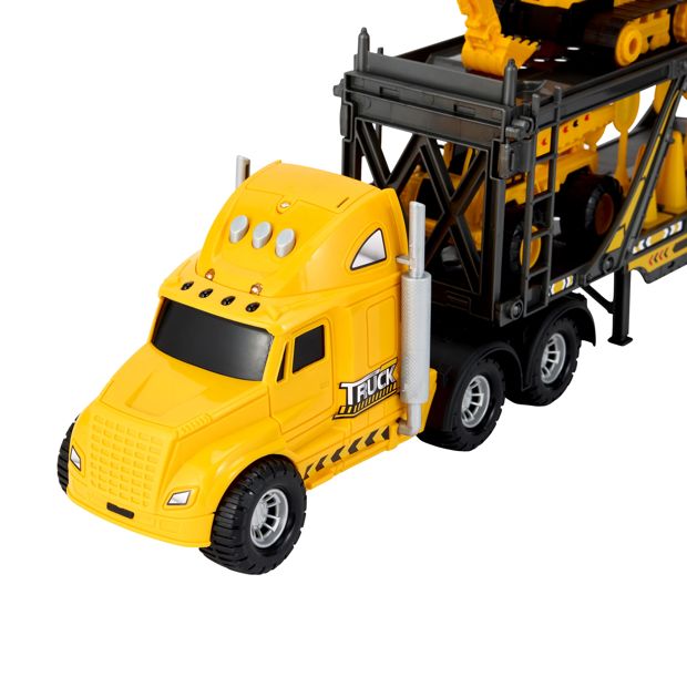Lights and Sounds Construction Hauler Playset