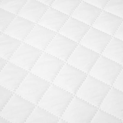 Stain Resistant and Allergy Sensitive Mattress Protector, Single Bed, White - Anko