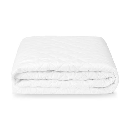 Stain Resistant and Allergy Sensitive Mattress Protector, Double Bed, White - Anko