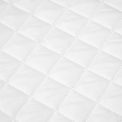 Stain Resistant and Allergy Sensitive Mattress Protector, Double Bed, White - Anko