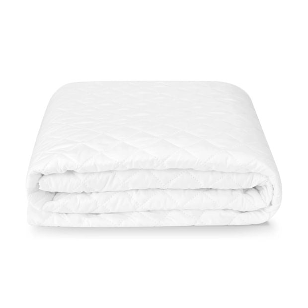 Stain Resistant and Allergy Sensitive Mattress Protector, King Bed, White - Anko