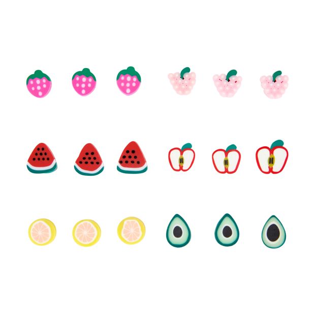 72 Piece Clay Jewellery Beads, Fruit - Anko