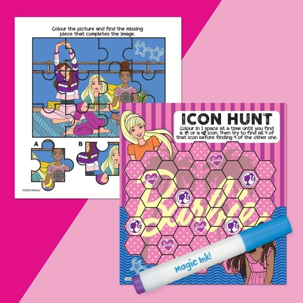 INKredibles Barbie Magic Ink Pictures - Book