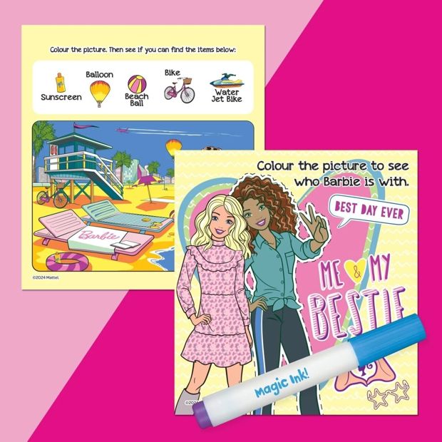 INKredibles Barbie Magic Ink Pictures - Book