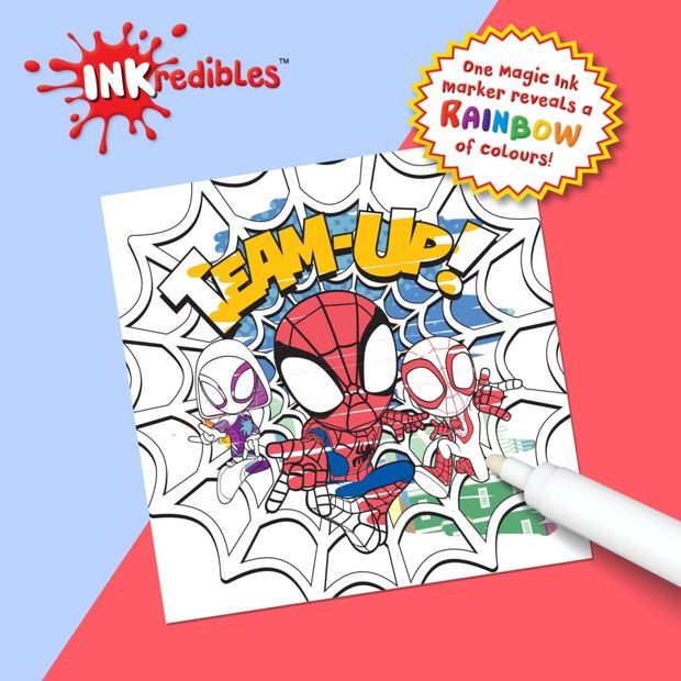 INKredibles Disney Junior Marvel Spidey and His Amazing Friends Magic Ink Pictures - Book