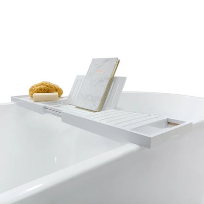 Adjustable Bath Caddy, White - Anko