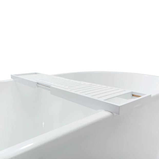 Adjustable Bath Caddy, White - Anko
