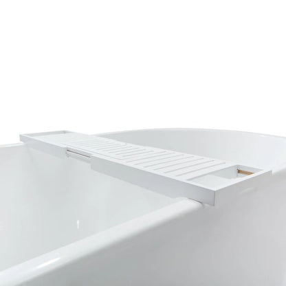 Adjustable Bath Caddy, White - Anko