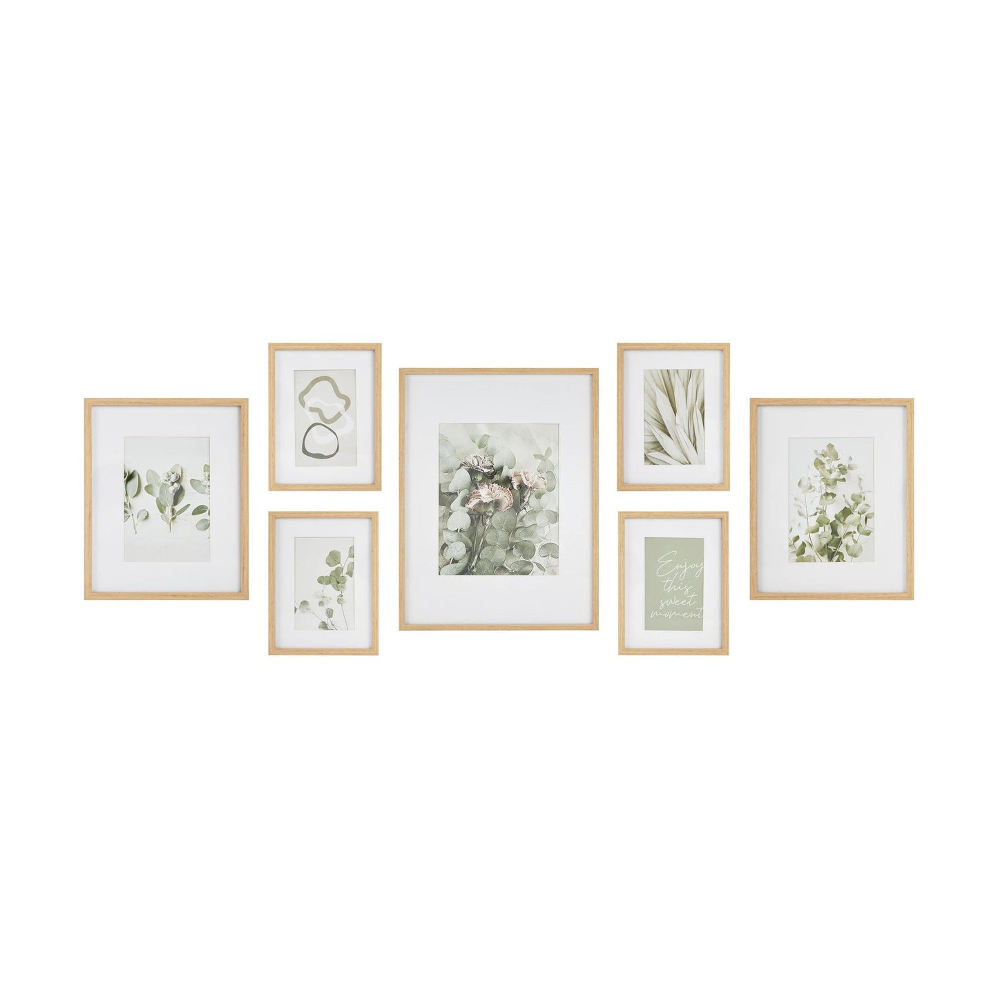 7 Piece Gallery Set - Oak