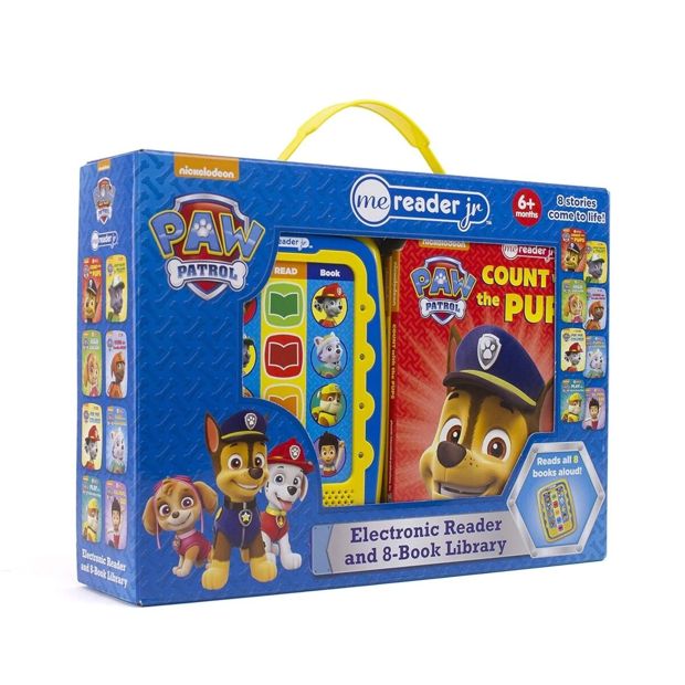 8 Pack Nickelodeon PAW Patrol Electronic Reader and Book Library
