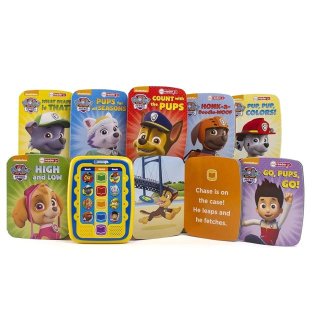 8 Pack Nickelodeon PAW Patrol Electronic Reader and Book Library