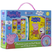 8 Pack Peppa Pig Electronic Look and Find Reader and Book Library