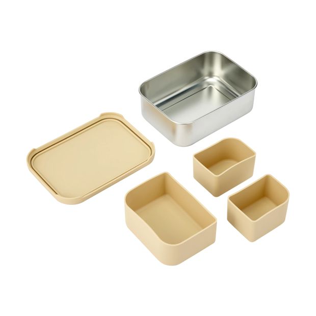 Stainless Steel & Silicone Snack Box - Anko