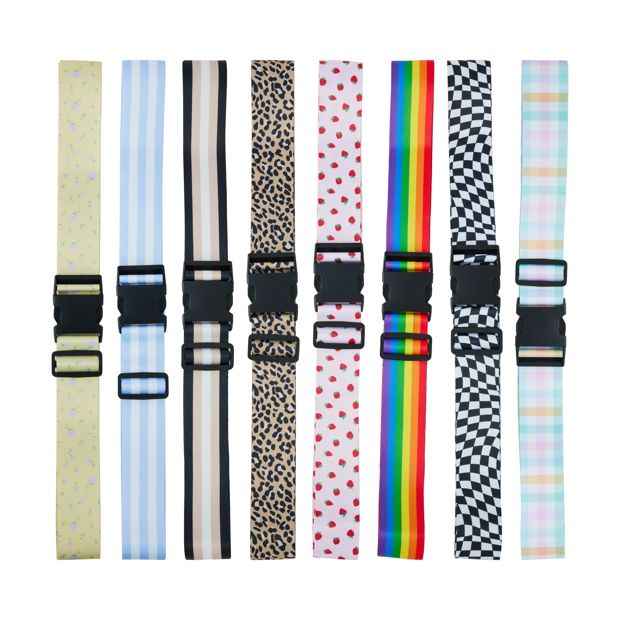Adjustable Luggage Strap - Assorted Prints