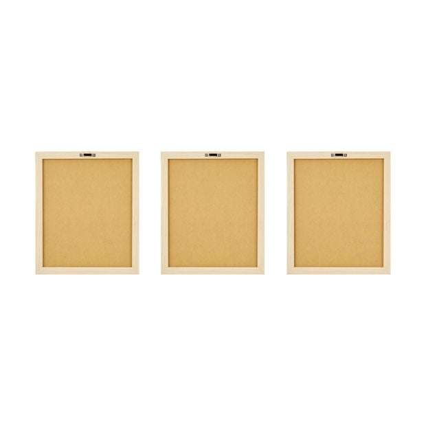 3 Pack Nursery Framed Canvas - Space - Anko