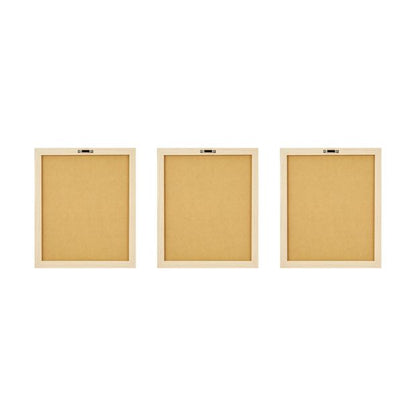 3 Pack Nursery Framed Canvas - Space - Anko
