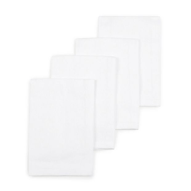 4 Pack White Napkins - Anko