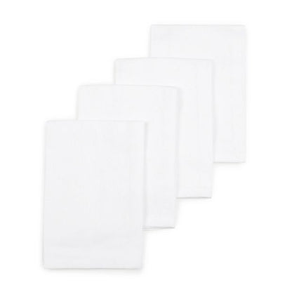 4 Pack White Napkins - Anko
