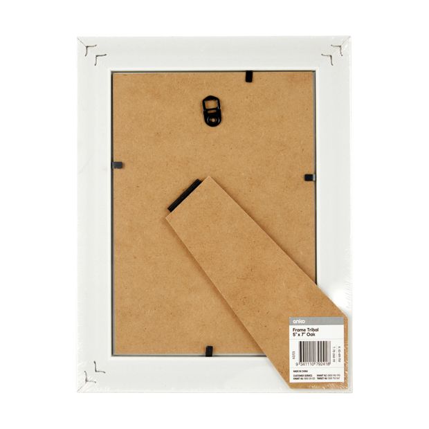 Tribal Photo Frame 5in. x 7in., Oak Look - Anko