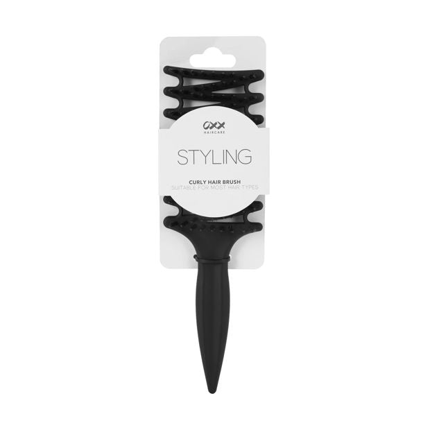 Styling Curly Hair Brush, Black - OXX Haircare