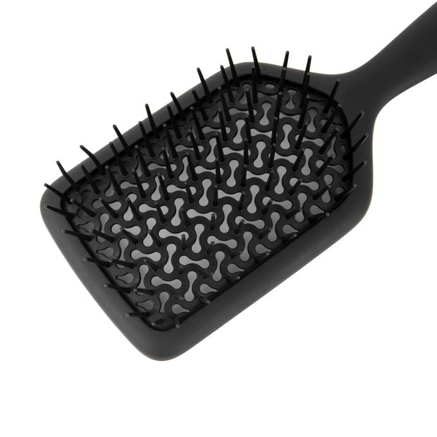 Styling Vented Paddle Brush, Black - OXX Haircare