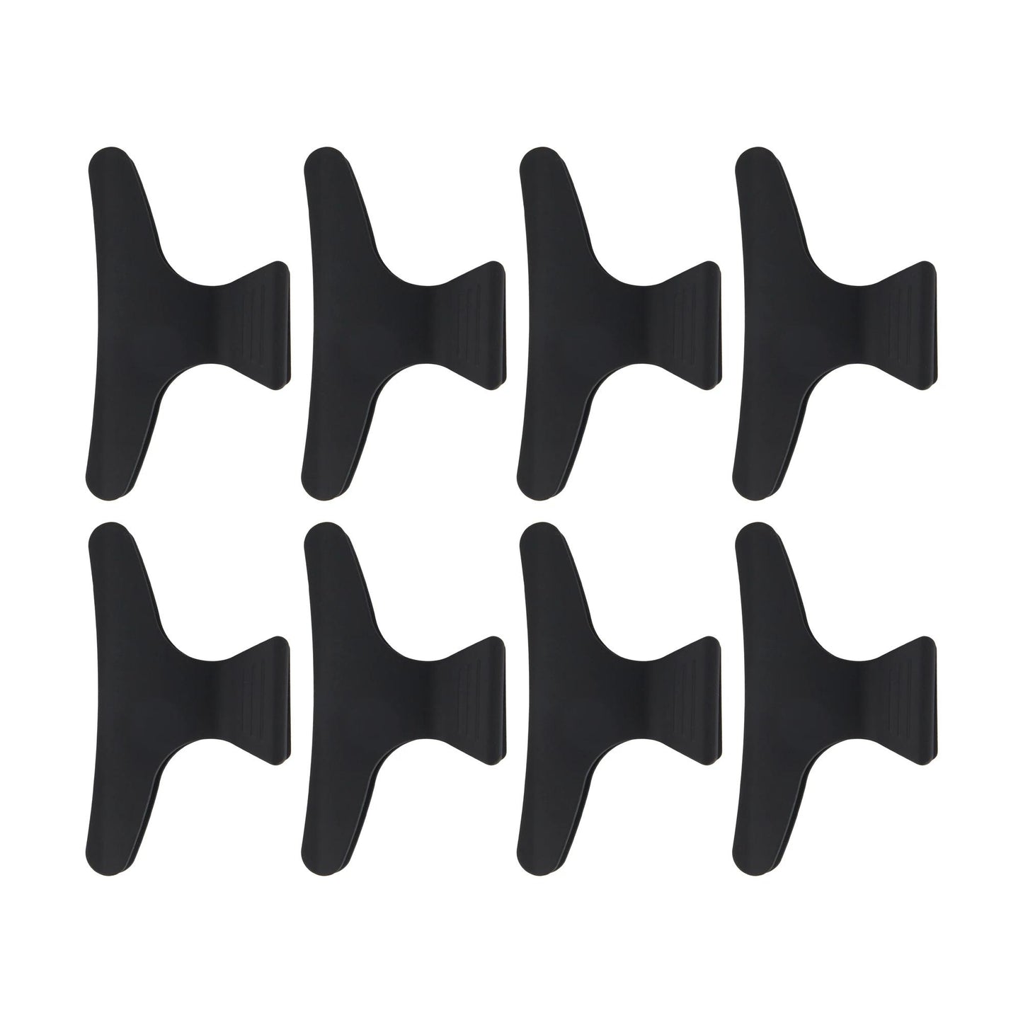 OXX Haircare 8 Pack Salon Clips - Black