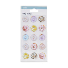Puffy Stickers Sheet, Donut - Anko