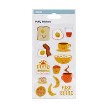 14 Piece Puffy Stickers, Breakfast - Anko