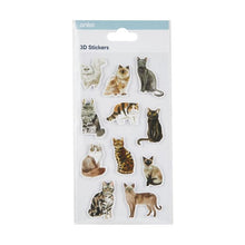 3D Stickers Sheet, Cats - Anko