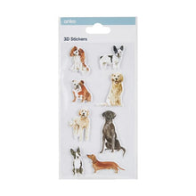 3D Stickers Sheet, Dogs - Anko