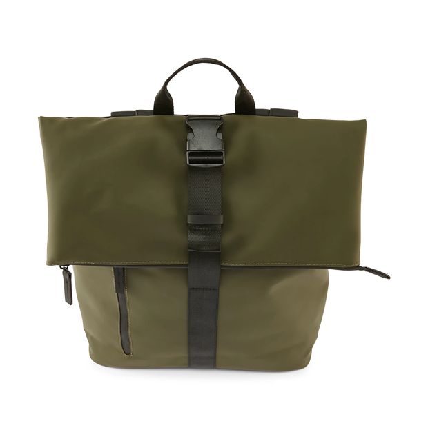 Fold Up Youth Backpack, Olive - Anko