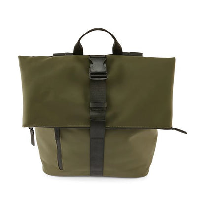 Fold Up Youth Backpack, Olive - Anko