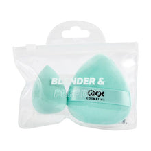 Blender and Puff Duo, Mint - OXX Cosmetics