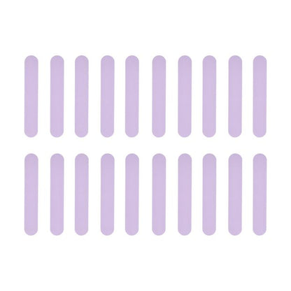20 Piece Nail File Set, Purple - OXX Cosmetics