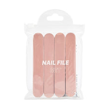 20 Piece Nail File Set, Peach - OXX Cosmetics