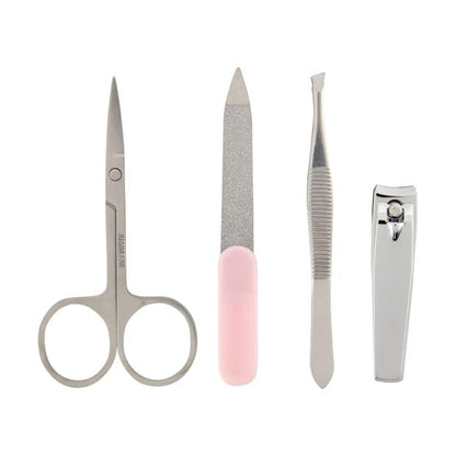 5 Pack Manicure Nail Tin Set, Pink - OXX Cosmetics