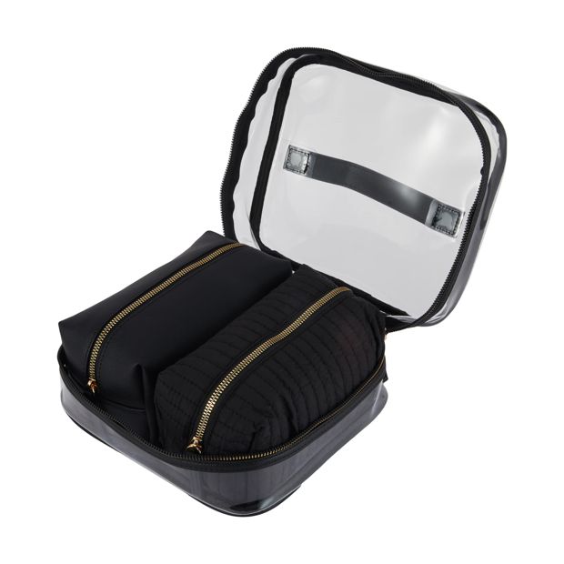 3 Piece Makeup Bag Set - OXX Cosmetics